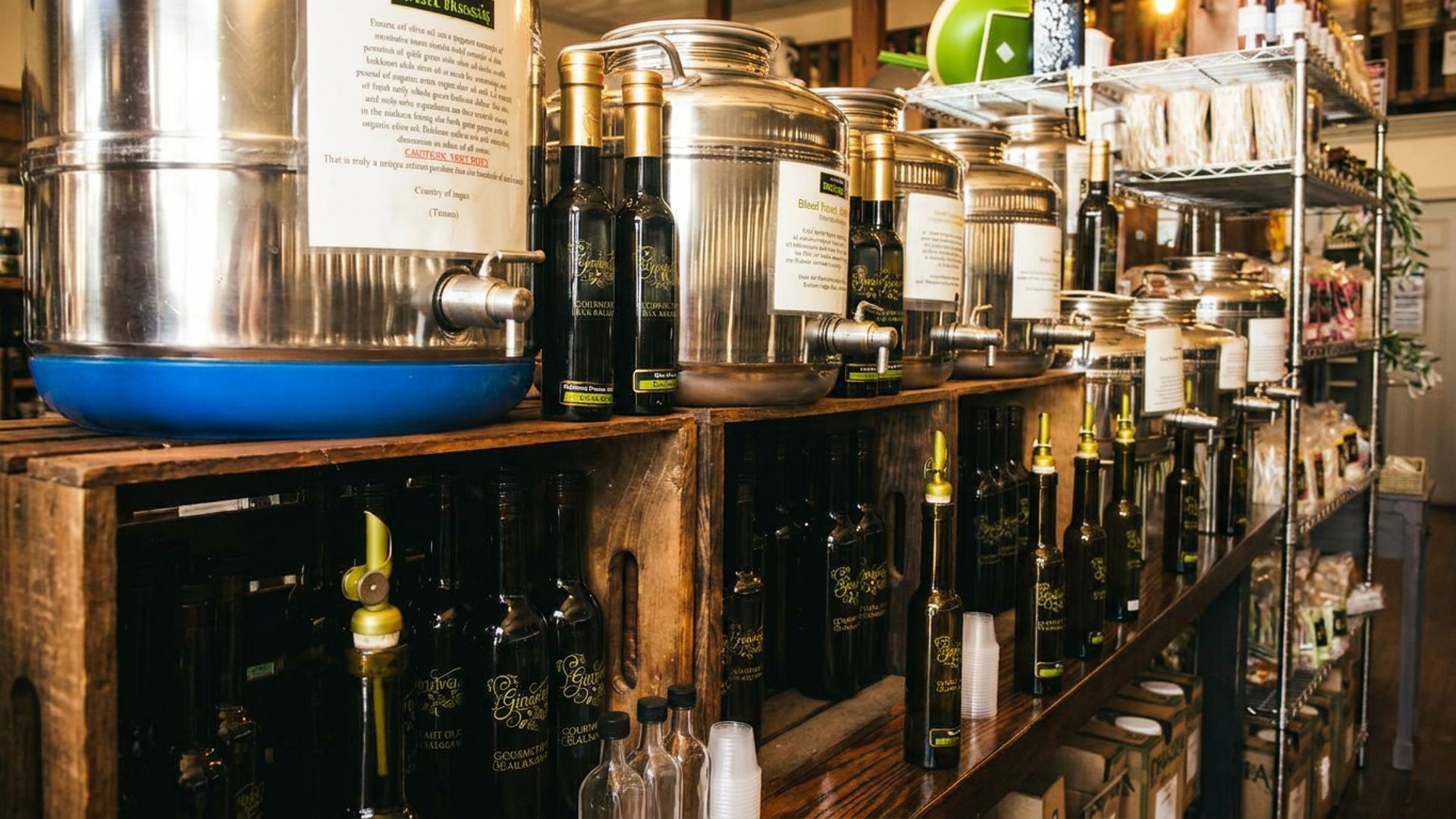 The oils and vinegars