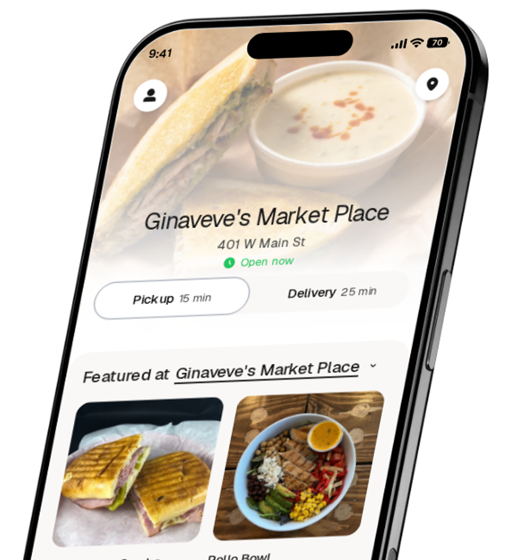 Ginaveve's Market Place app preview