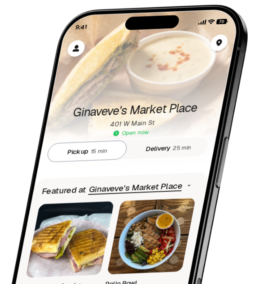 Ginaveve's Market Place app preview