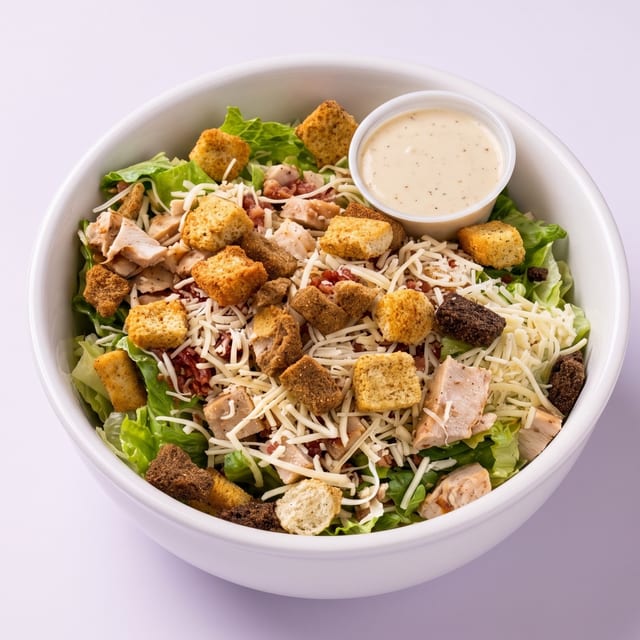 Chicken Bacon Caesar Salad.