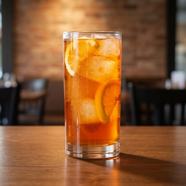 Iced Black Tea.