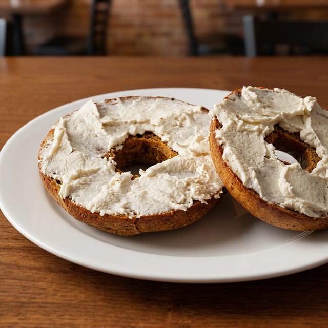 Bagel and Cream Cheese.