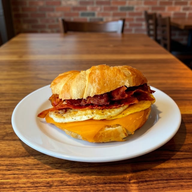 Breakfast Croissant.
