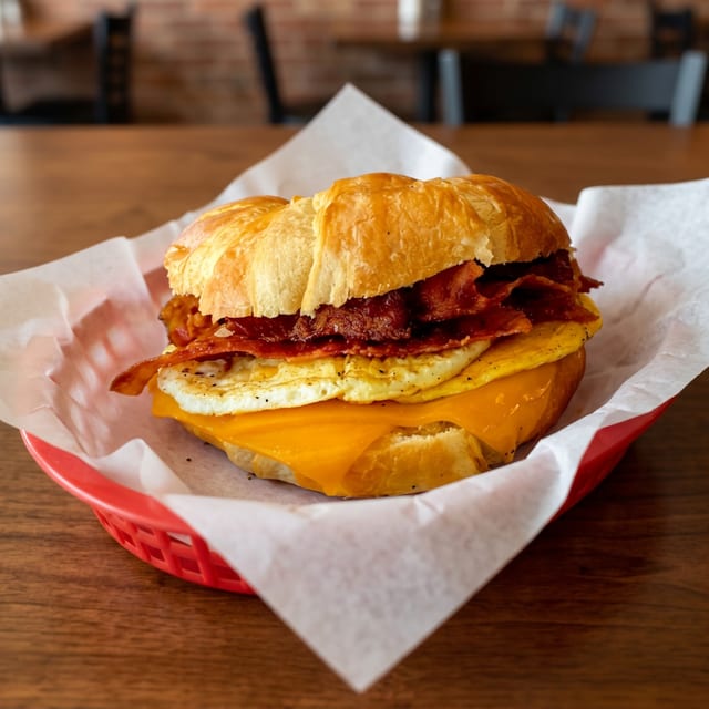 Breakfast Croissant.