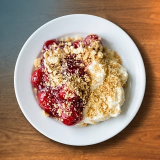 Cherry Cheesecake Crepe