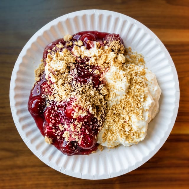 Cherry Cheesecake Crepe.