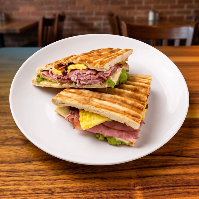 Breakfast Paninis.