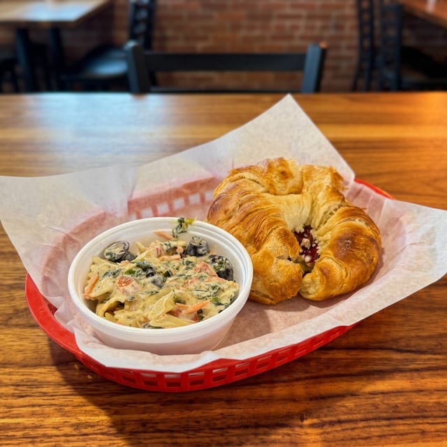 Chicken Salad Sandwich Combo.