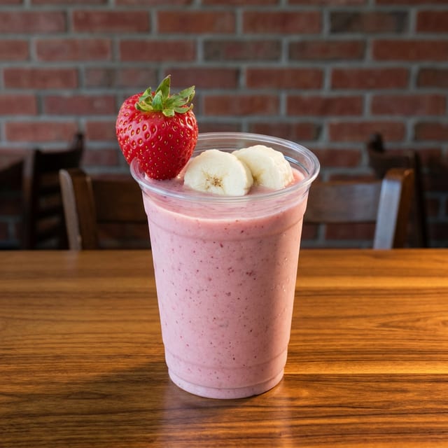Straw-Nana Smoothie.