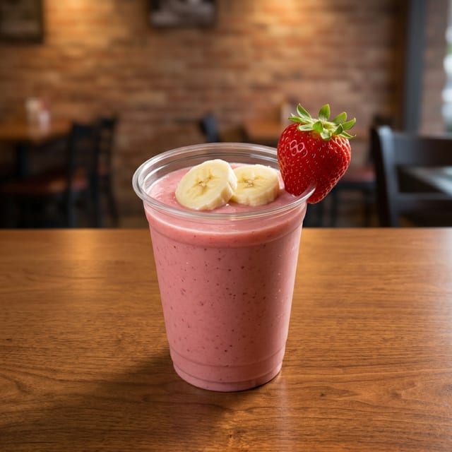 Straw-Nana Smoothie.