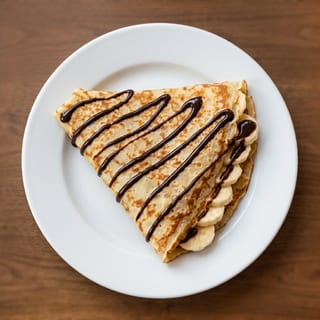 Peanut Butter-Bananas Crepe
