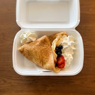 Fruit and Whip Crepe