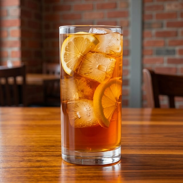 Iced Black Tea.